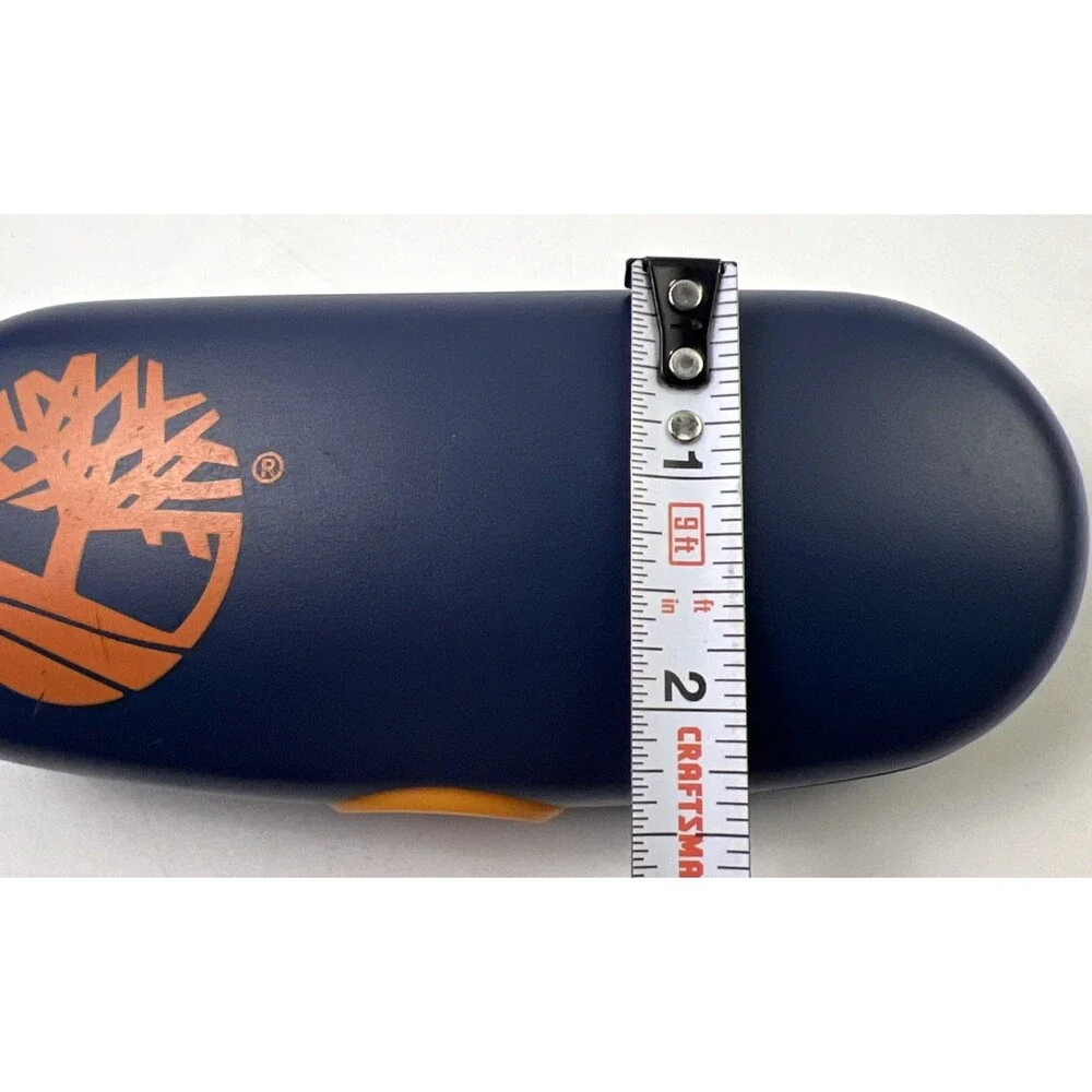Timberland Glasses/Sunglasses Case, Dark Blue & Orange, Eyewear Case Only